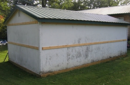 Building before new metal material