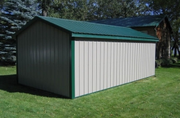 Building after new metal installed